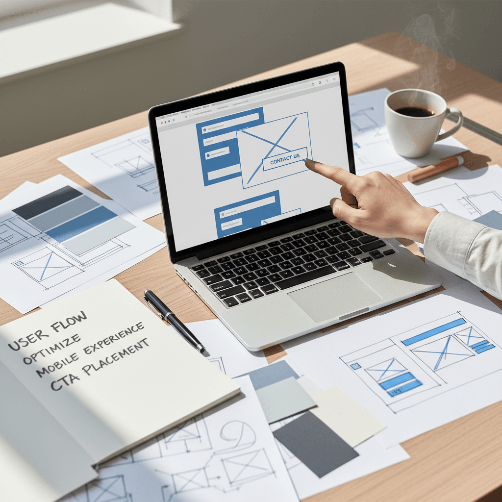 Close up of electrical blueprints and wiring plans on a desk